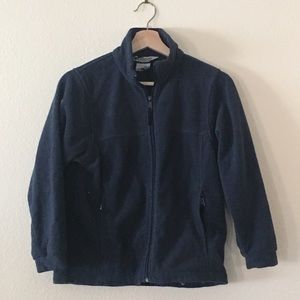 Columbia navy youth fleece